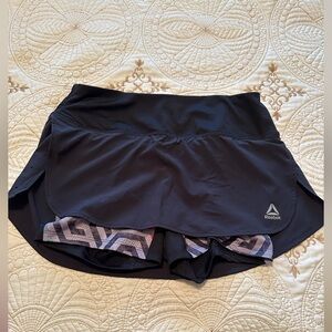 Reebok Black Running Shorts/skort